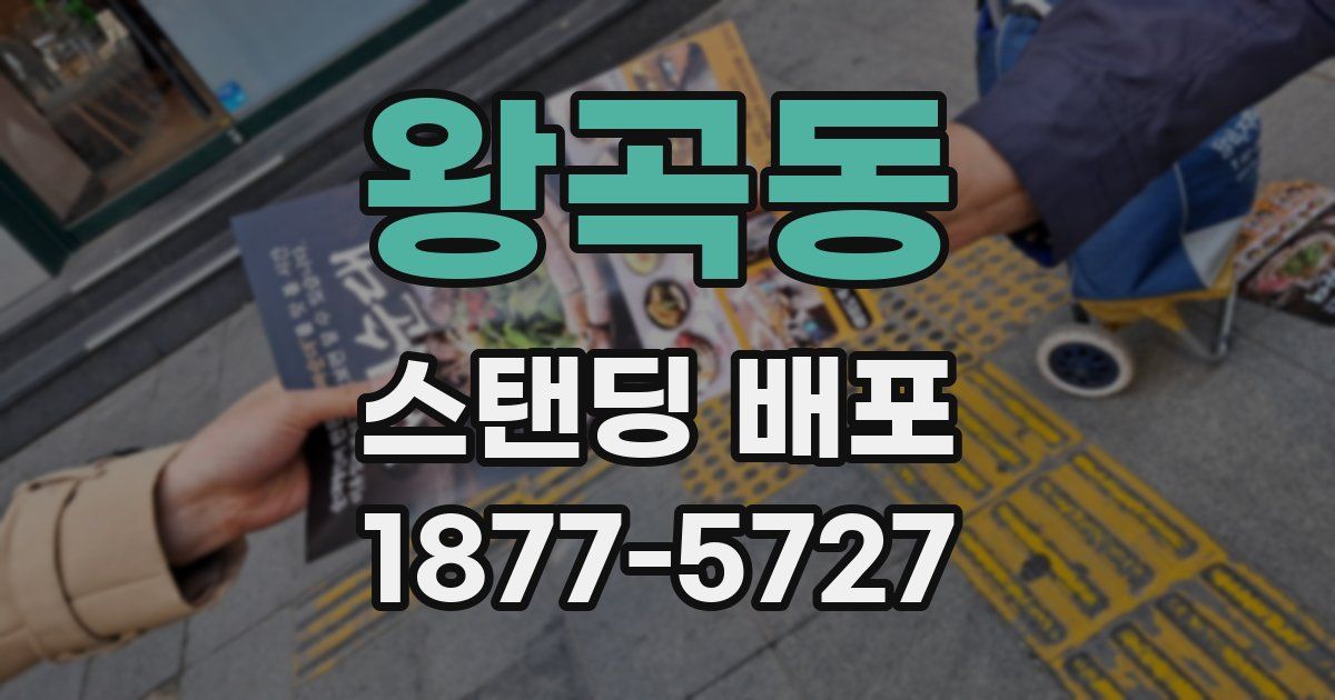왕곡동 스탠딩 배포