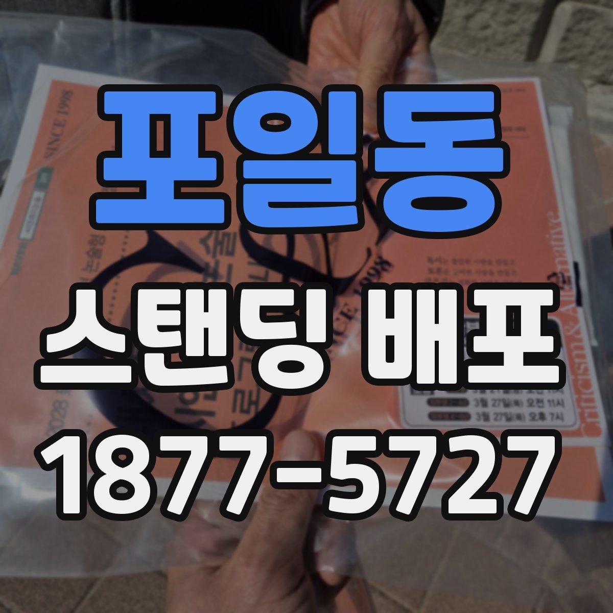 포일동 스탠딩 배포