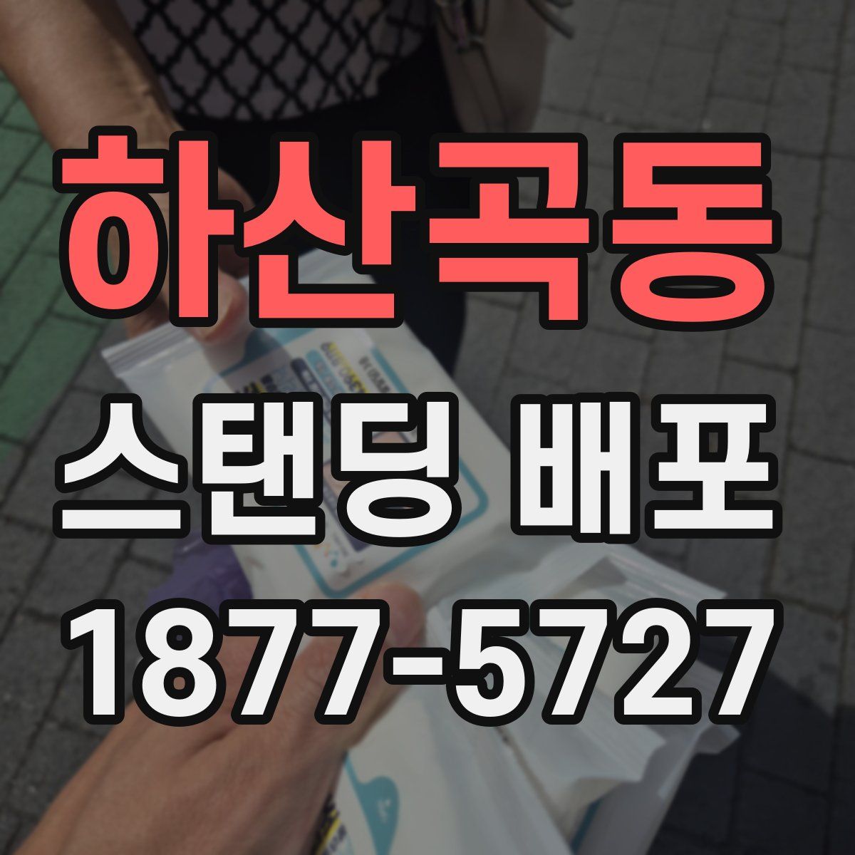 하산곡동 스탠딩 배포