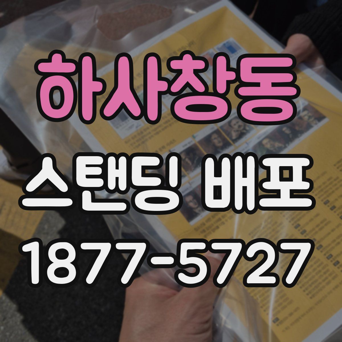 하사창동 스탠딩 배포