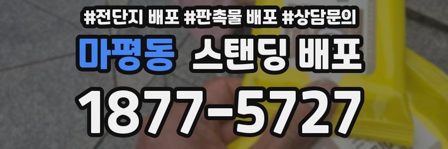 마평동 스탠딩 배포