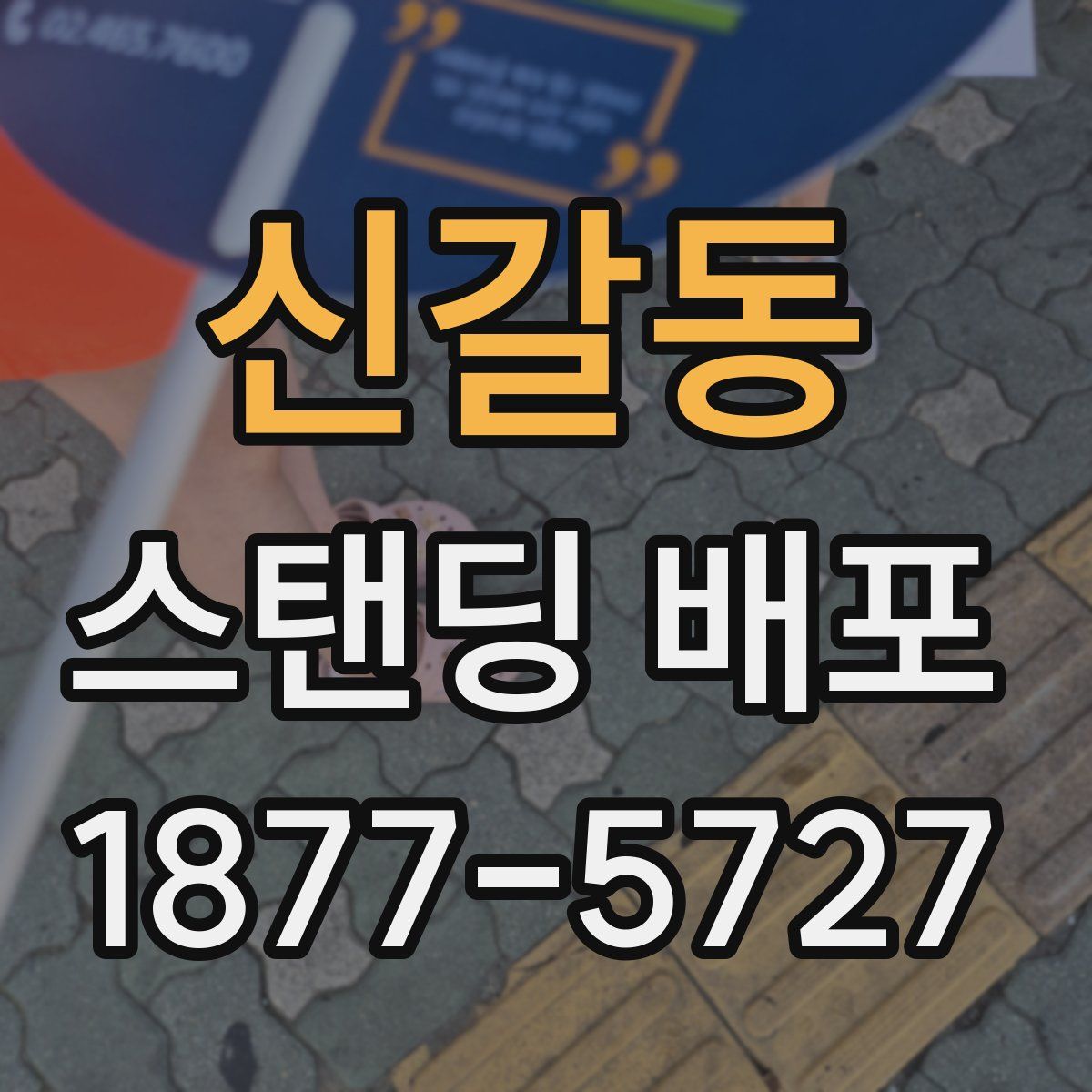신갈동 스탠딩 배포