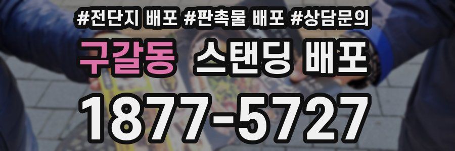 구갈동 스탠딩 배포
