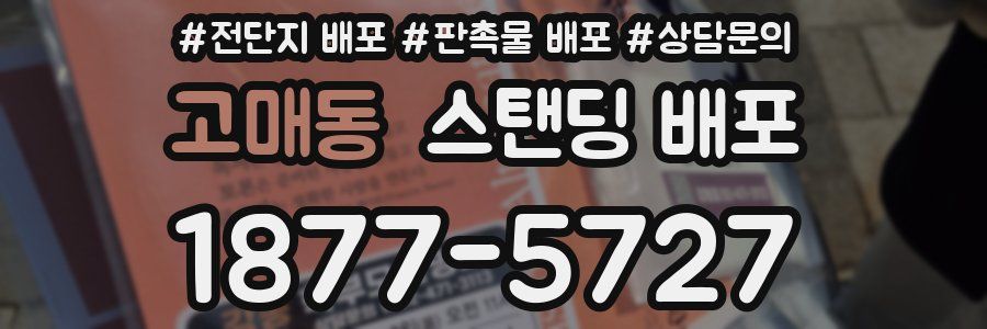 고매동 스탠딩 배포