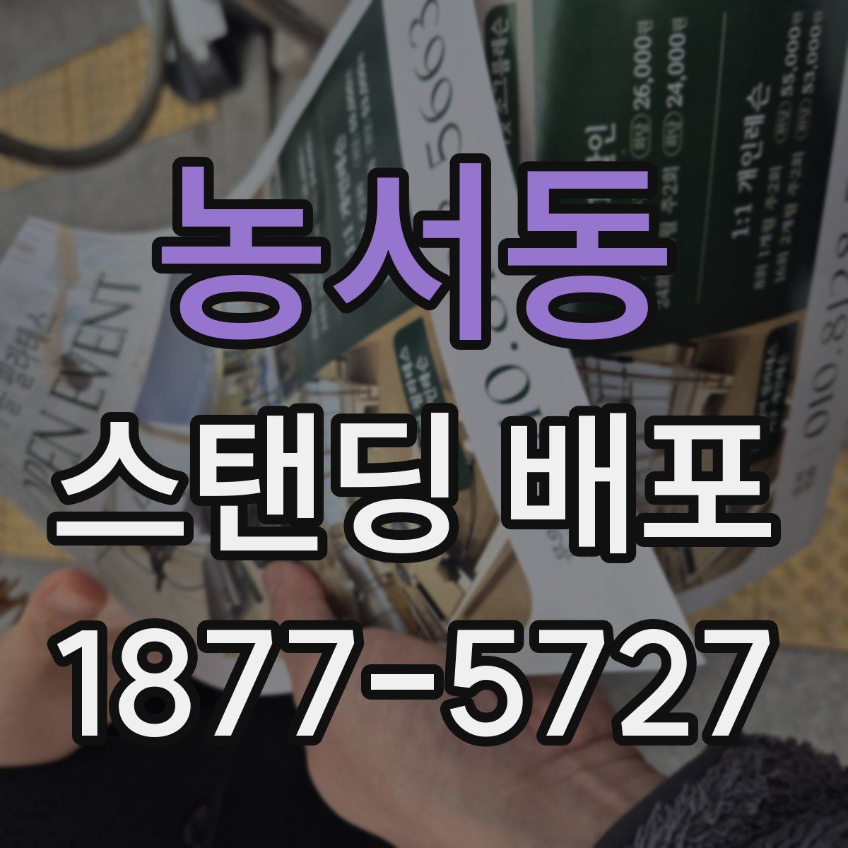 농서동 스탠딩 배포