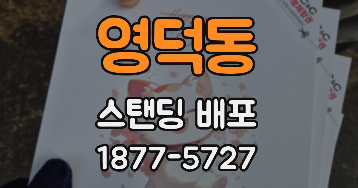 영덕동 스탠딩 배포