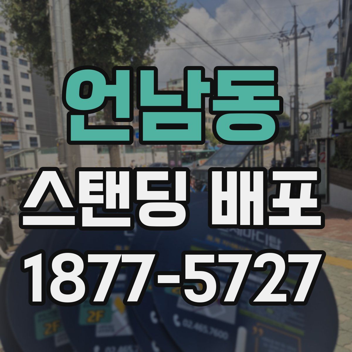 언남동 스탠딩 배포