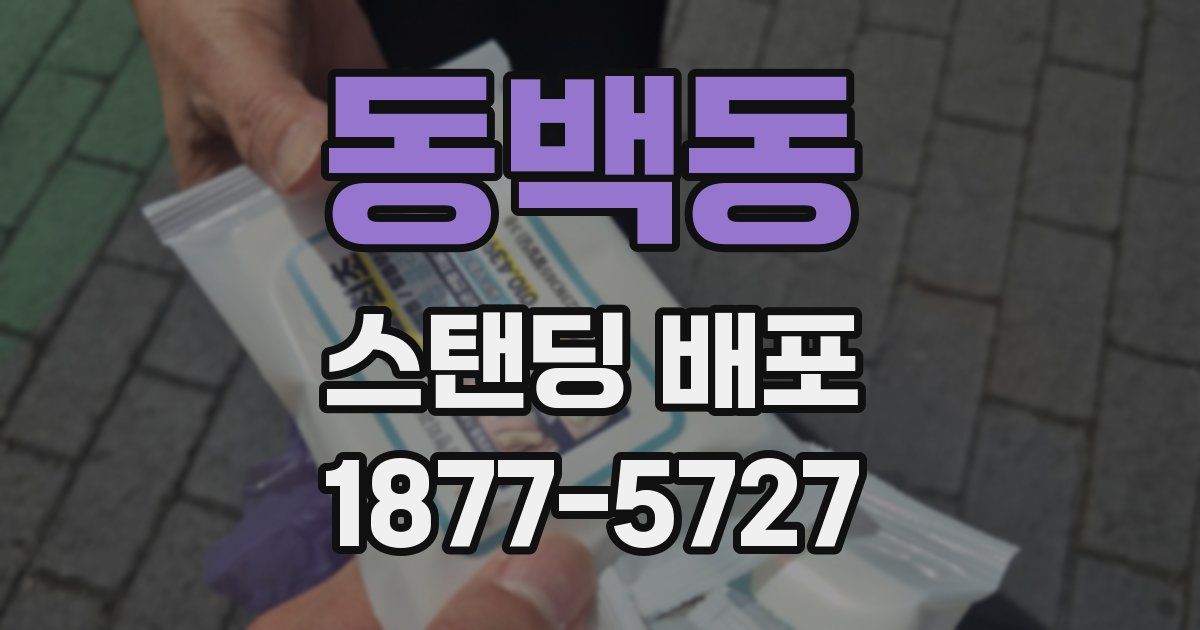 동백동 스탠딩 배포
