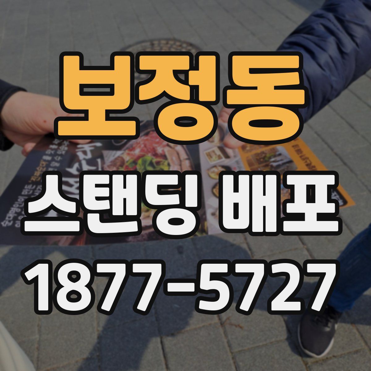 보정동 스탠딩 배포