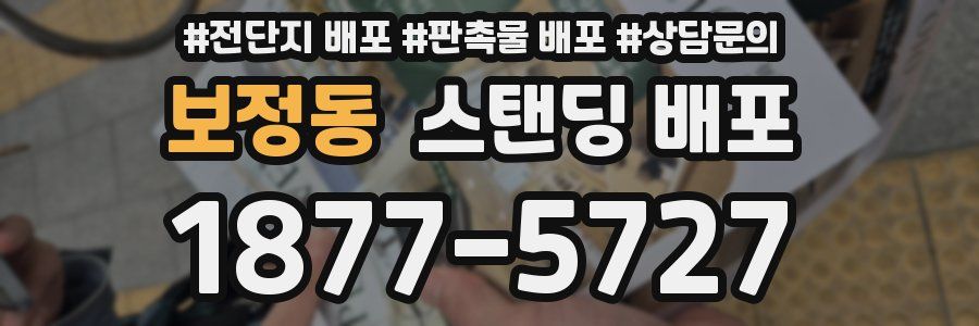 보정동 스탠딩 배포