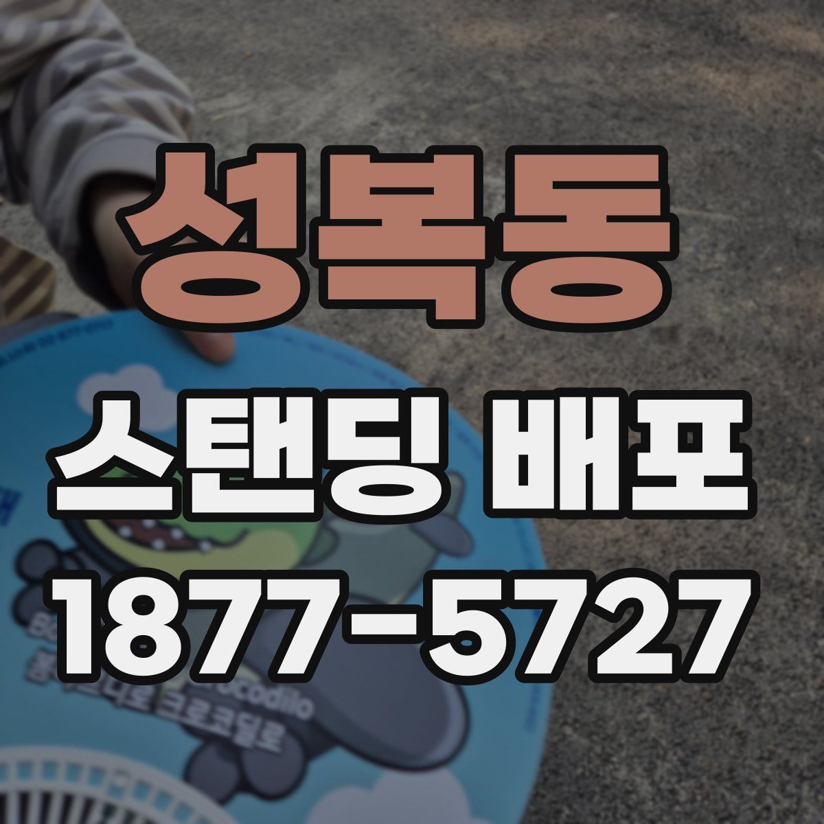 성복동 스탠딩 배포
