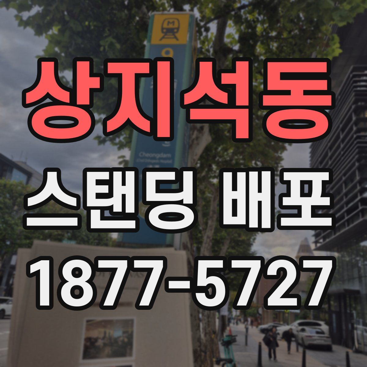 상지석동 스탠딩 배포