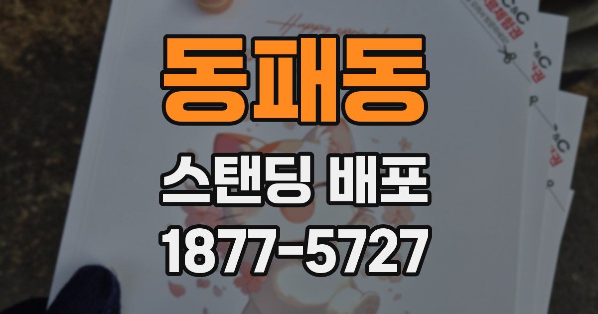동패동 스탠딩 배포