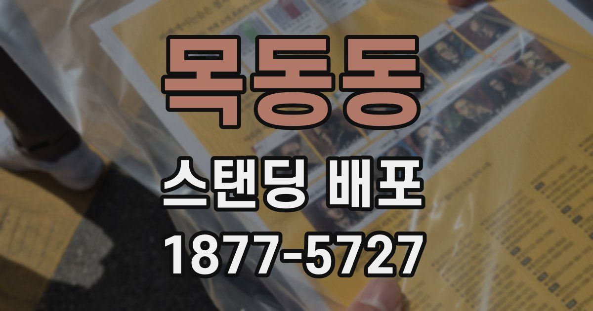 목동동 스탠딩 배포