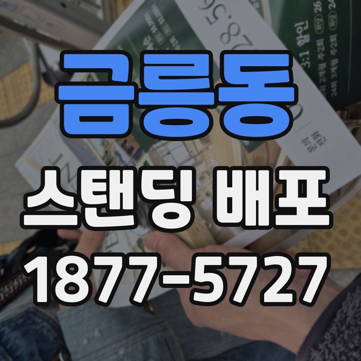금릉동 스탠딩 배포