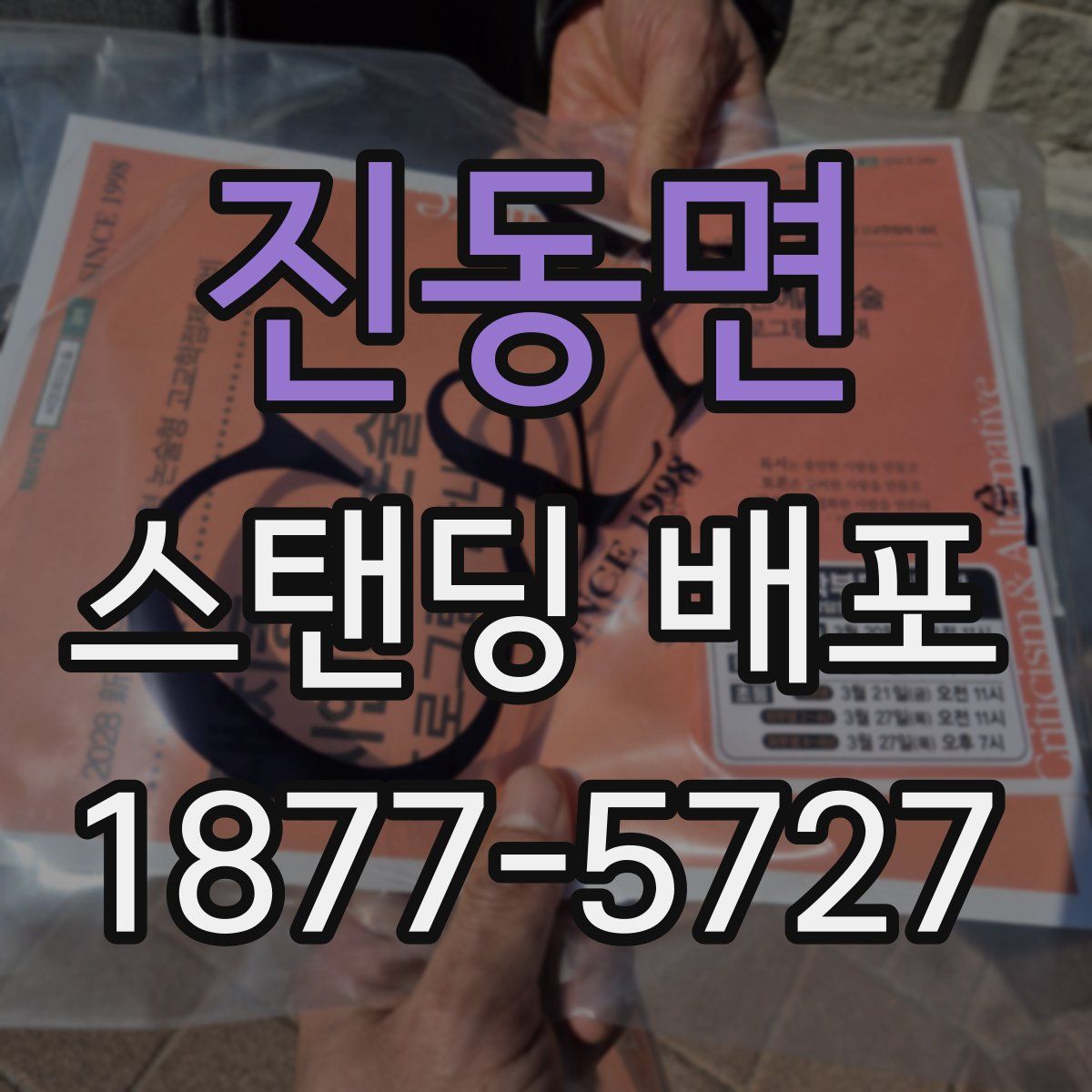 진동면 스탠딩 배포