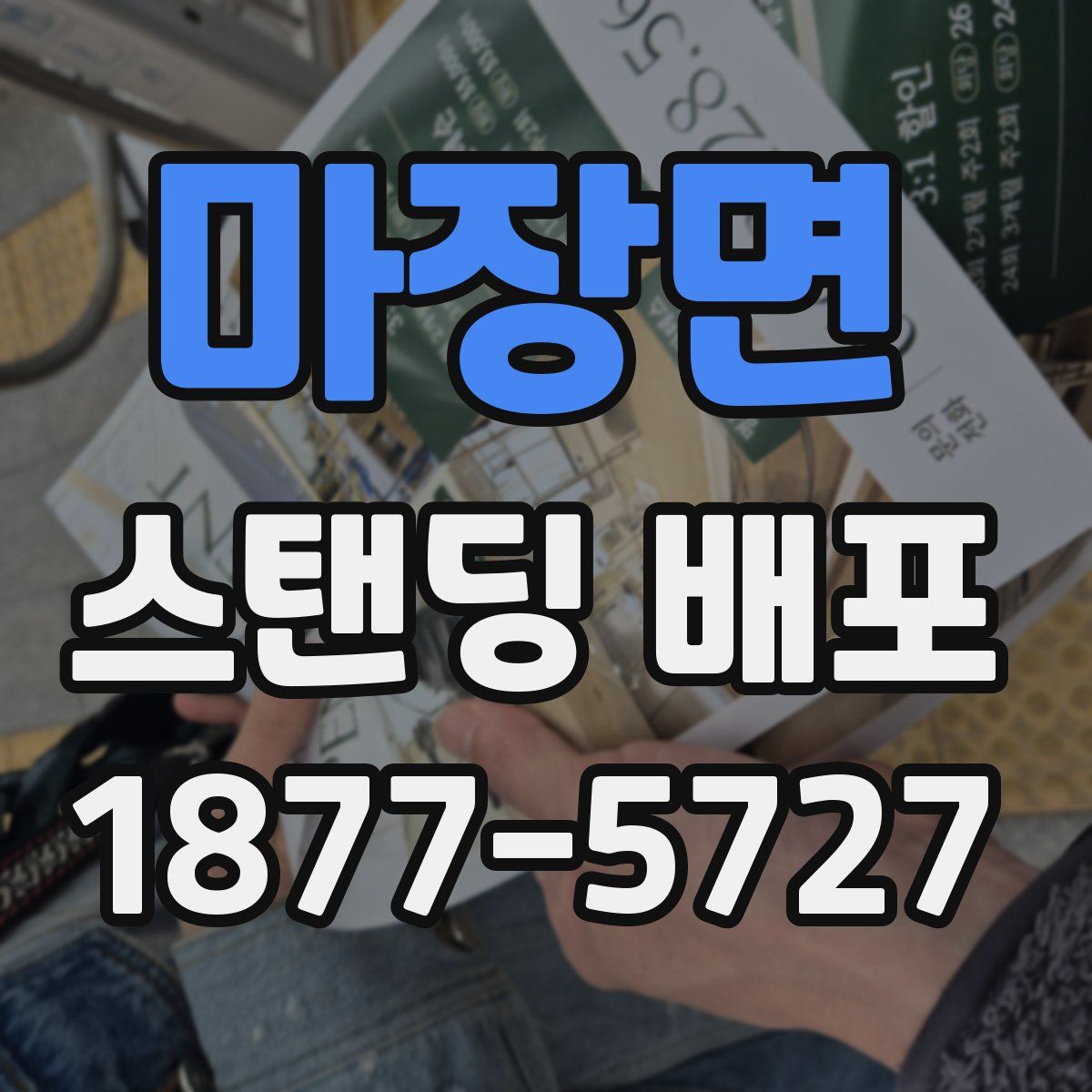 마장면 스탠딩 배포