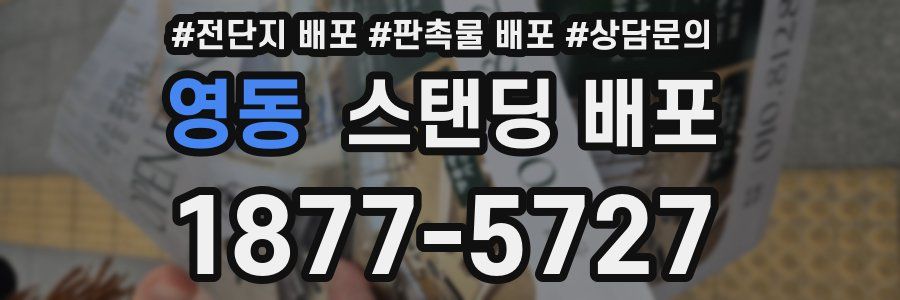 영동 스탠딩 배포