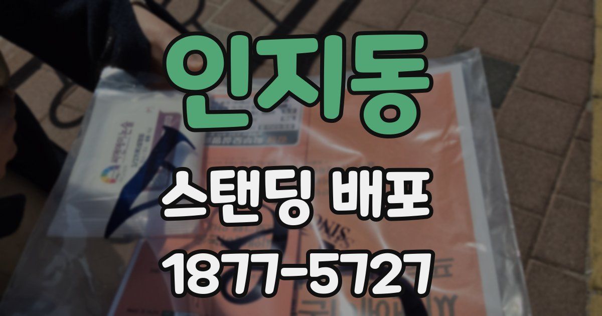 인지동 스탠딩 배포