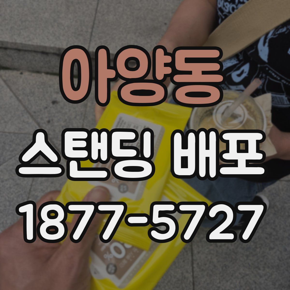 아양동 스탠딩 배포