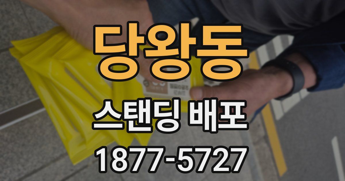 당왕동 스탠딩 배포