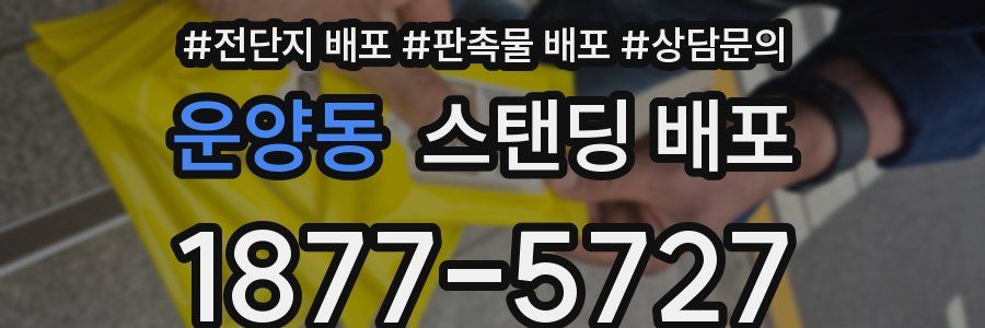 운양동 스탠딩 배포