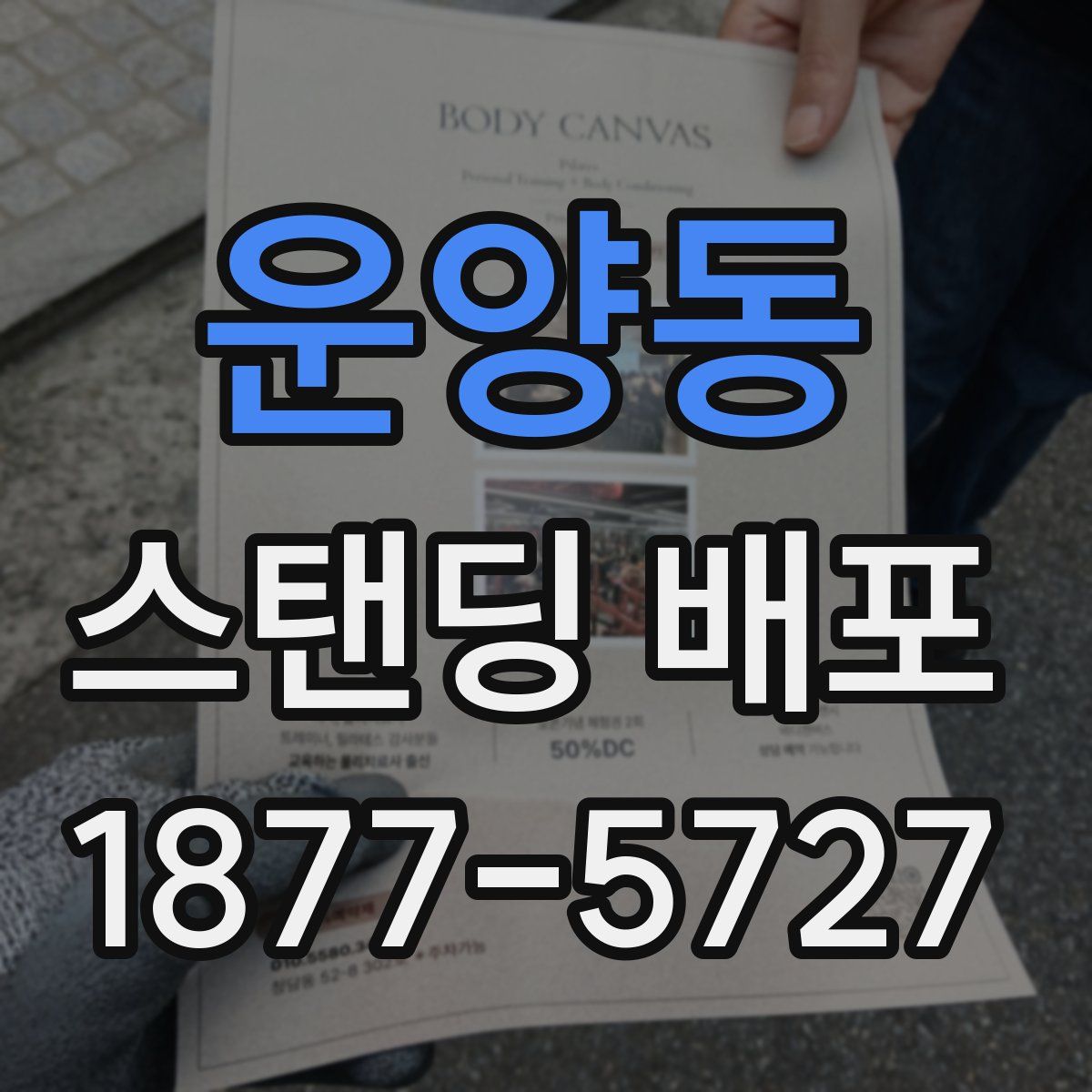 운양동 스탠딩 배포