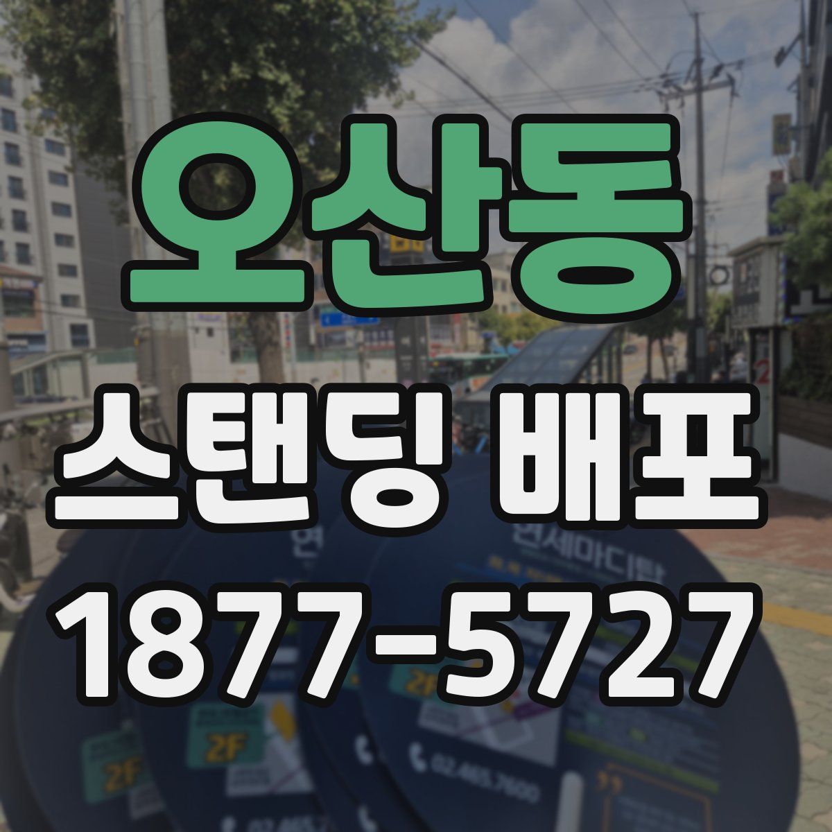 오산동 스탠딩 배포