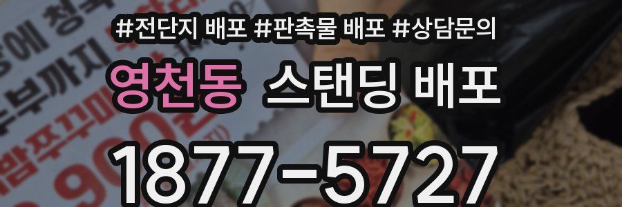영천동 스탠딩 배포