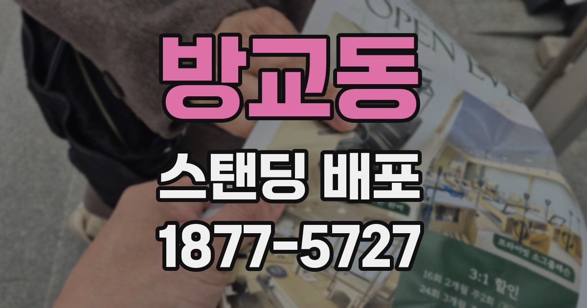 방교동 스탠딩 배포