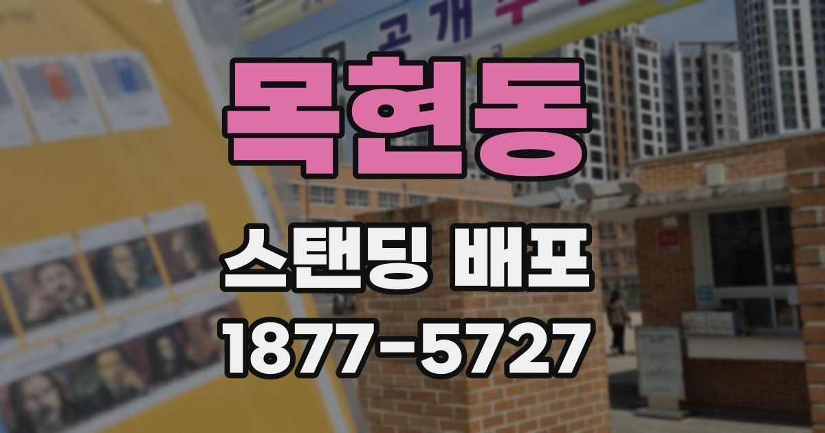 목현동 스탠딩 배포