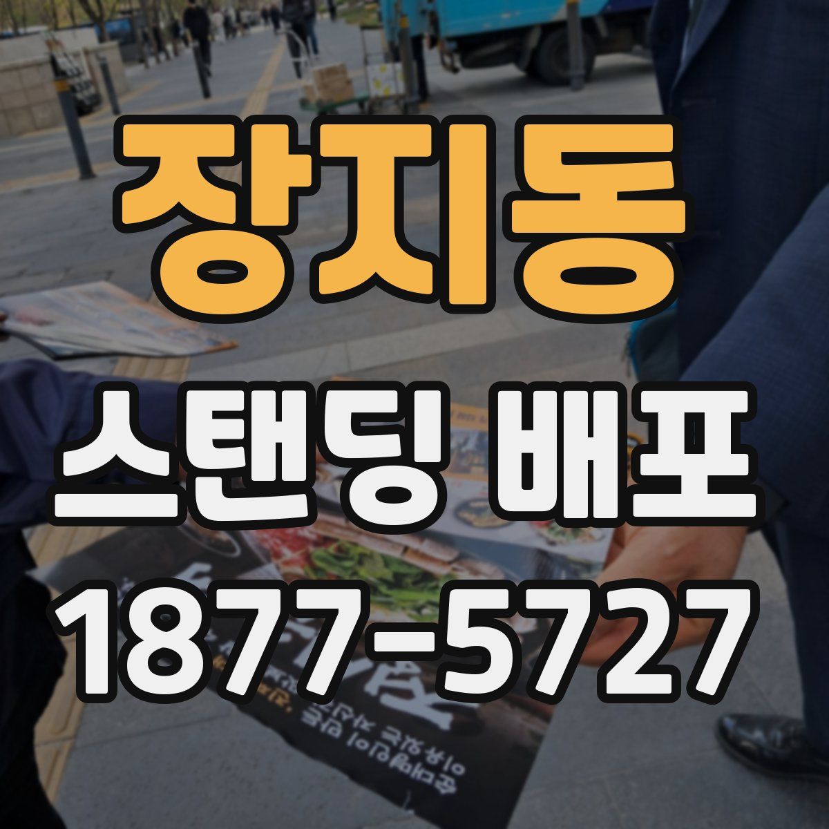 장지동 스탠딩 배포