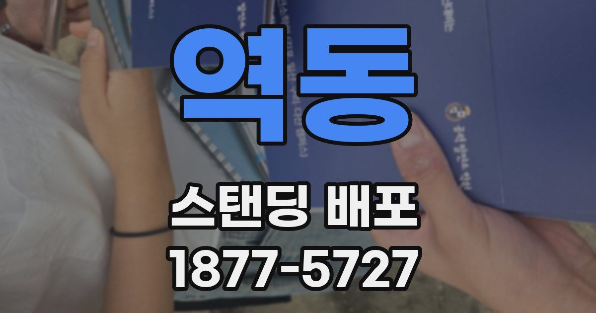 역동 스탠딩 배포