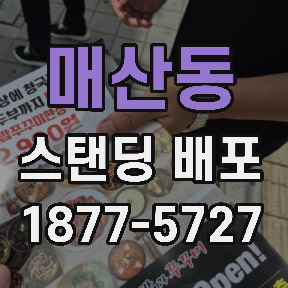 매산동 스탠딩 배포