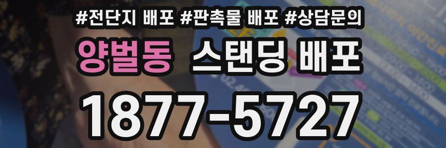 양벌동 스탠딩 배포
