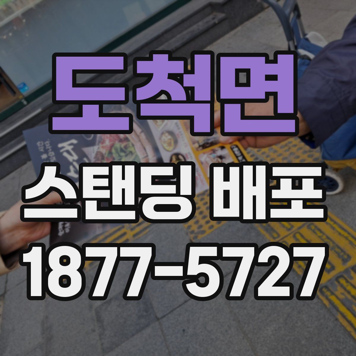 도척면 스탠딩 배포
