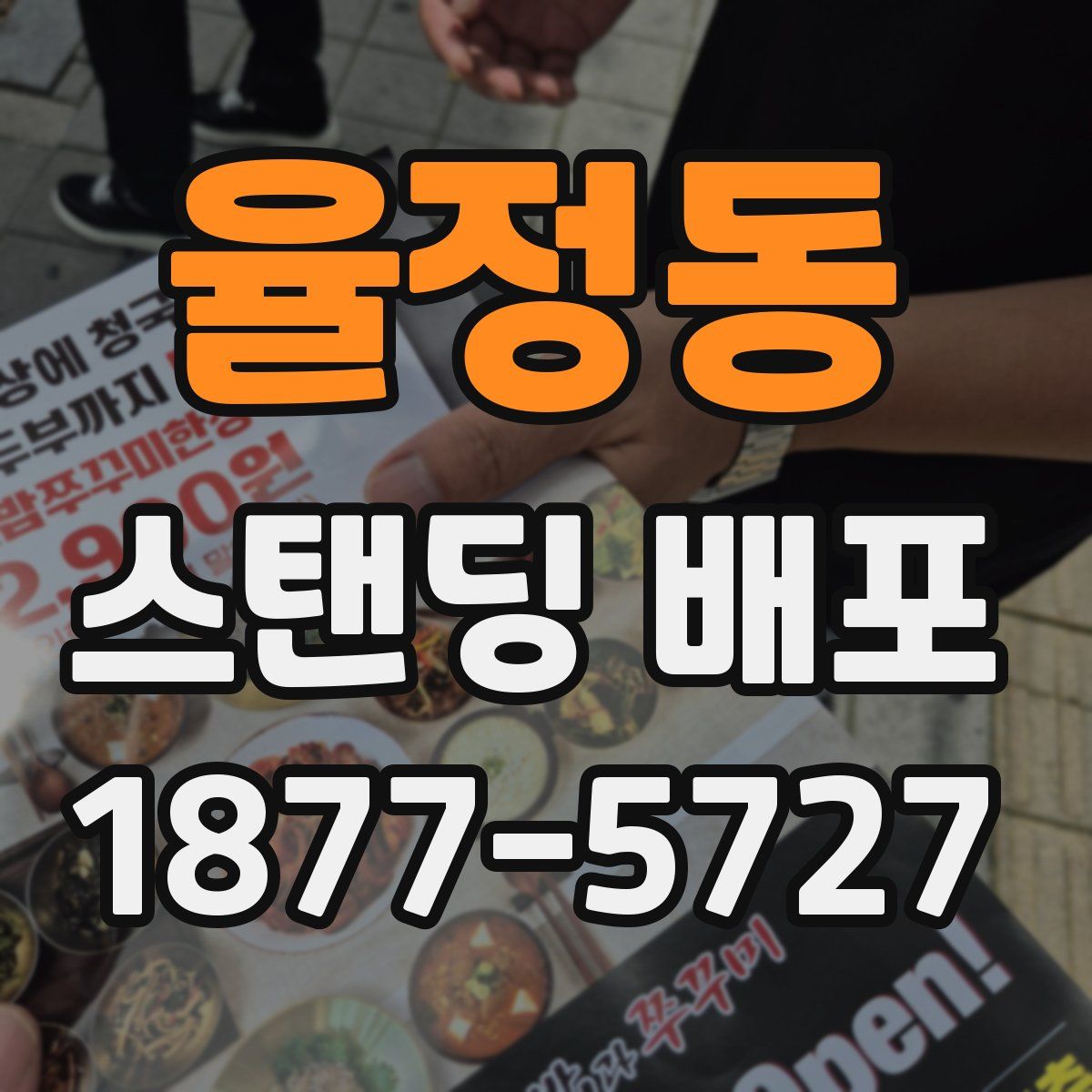 율정동 스탠딩 배포
