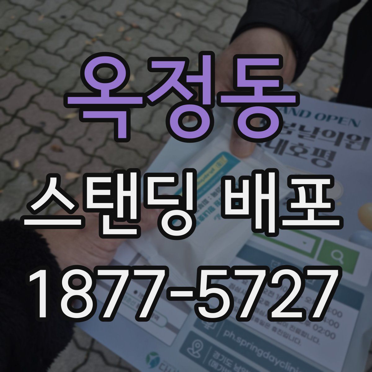 옥정동 스탠딩 배포