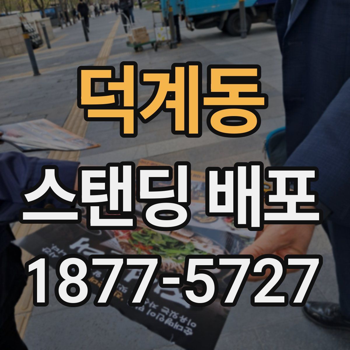 덕계동 스탠딩 배포