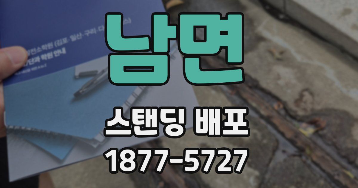남면 스탠딩 배포