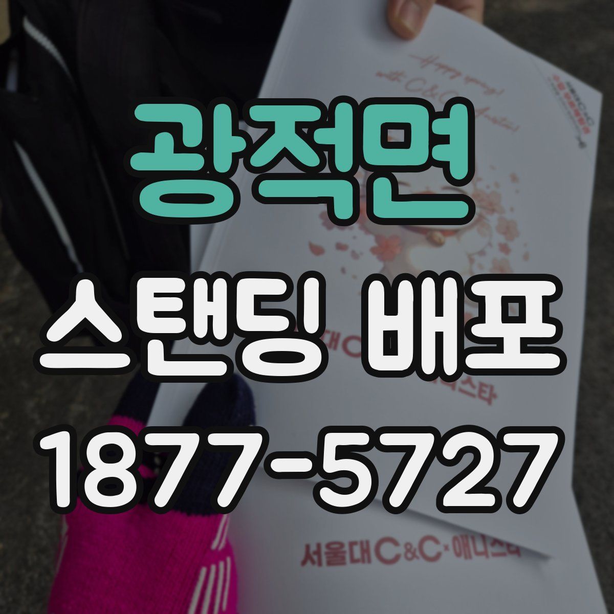 광적면 스탠딩 배포