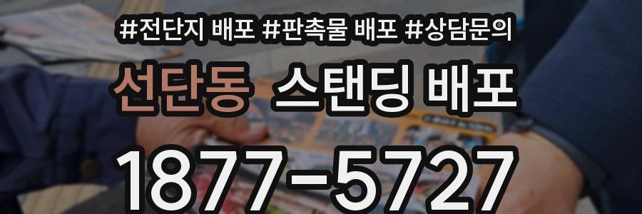 선단동 스탠딩 배포