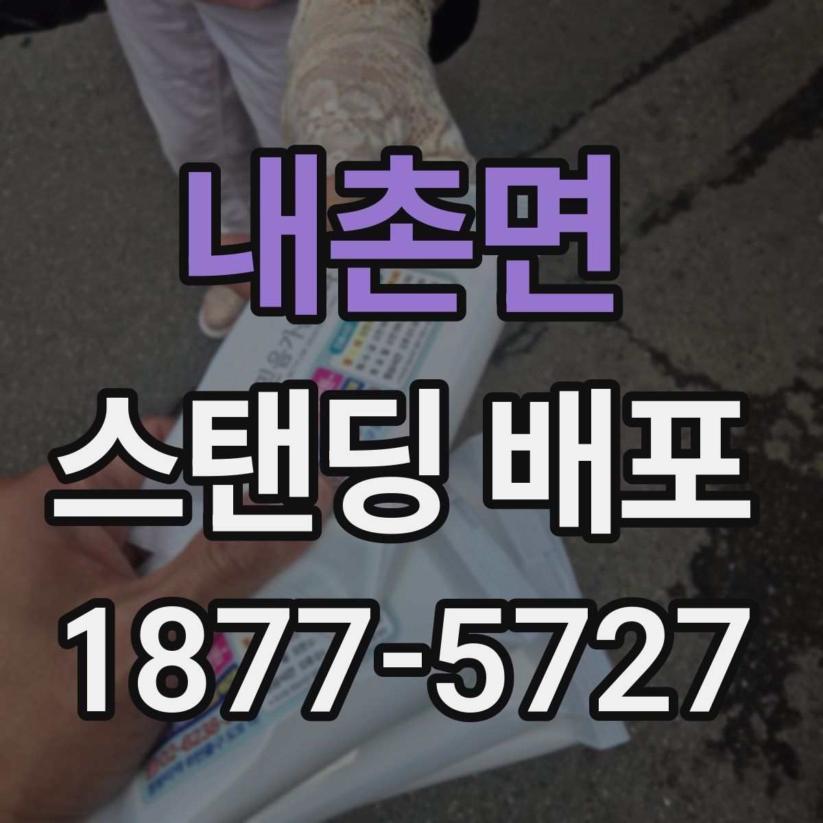 내촌면 스탠딩 배포