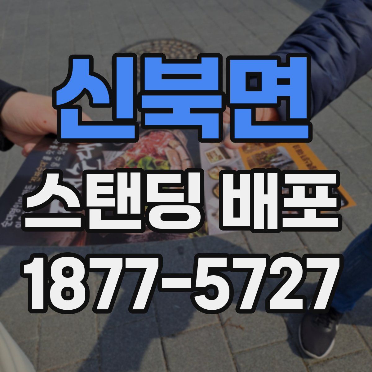 신북면 스탠딩 배포