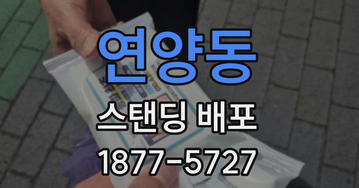 연양동 스탠딩 배포