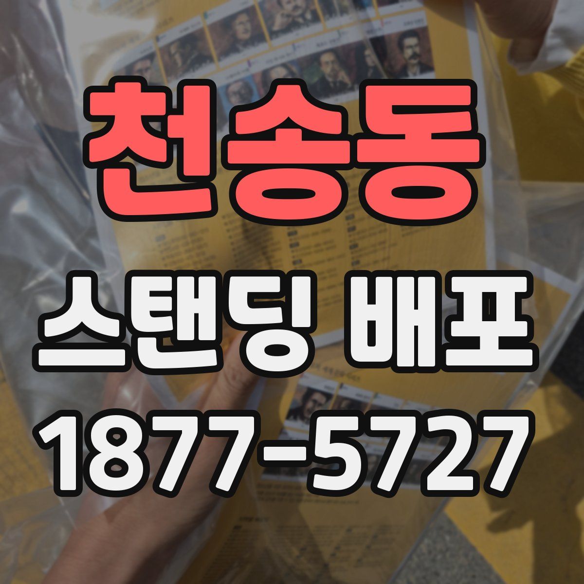 천송동 스탠딩 배포