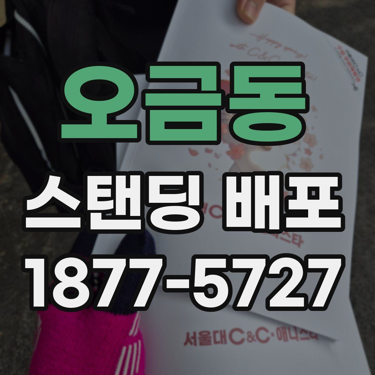 오금동 스탠딩 배포