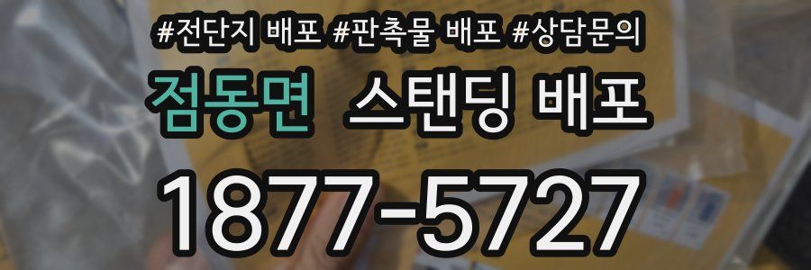 점동면 스탠딩 배포