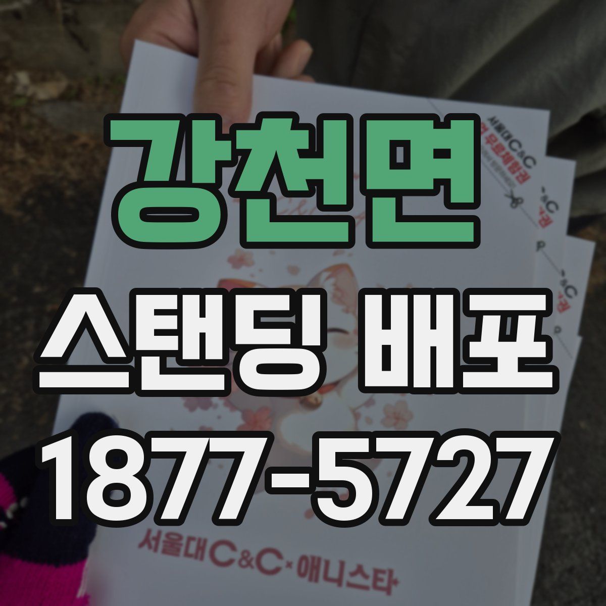 강천면 스탠딩 배포