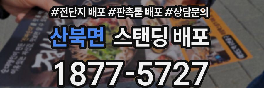 산북면 스탠딩 배포